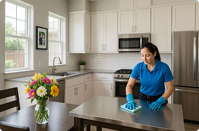 Dọn vệ sinh nhà bếp