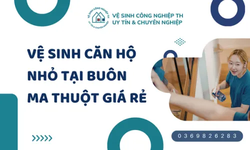 Vệ sinh căn hộ nhỏ tại Buôn Ma Thuột giá rẻ